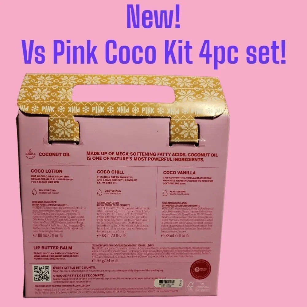🆕️🆚️Pink Coco Kit 4pc Set! - Picture 3 of 4